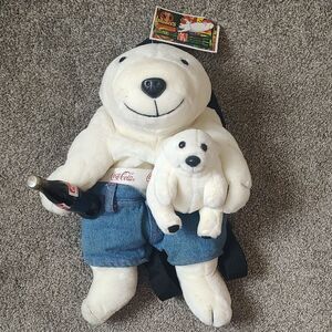 Rare Find New With Tag Coca Cola Backpack‎ ©1997